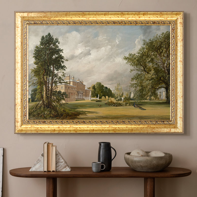 Malvern Hall, 1821 - John Constable - Toile encadrée sur mesure, 20x28 INNER SIZE, Toile avec cadre