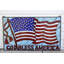 Panneau de vitrail American Flag