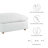 Modway Down-Filled Overstuffed Upholstered Sectional Sofa Ottoman-760041524