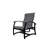 Belle Isle Sling Aluminum Frame Hidden Motion Chat/Lounge Chair With Marine Grade Polymer Arm Accent-98358310-98714558
