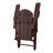 Outdoor Folding Adjustable Adirondack Chair With Hideaway Ottoman & Round Side Table-1954181510