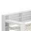 Lit plateforme moderne avec bureau intégré, station de charge et éclairage DEL-171695633