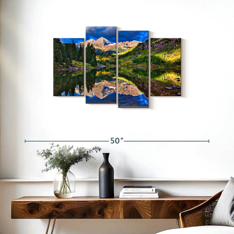 Alvord Spectacular Maroon Bells, H 22 po x l 36 po
