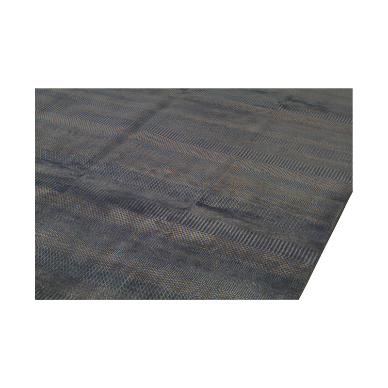 Hand Woven Cotton and Wool Area Rug
