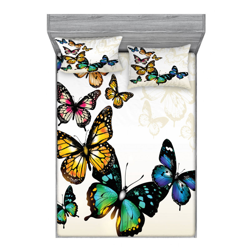 Microfiber Sheet Set, Full Sheet Set with Fitted Sheet
