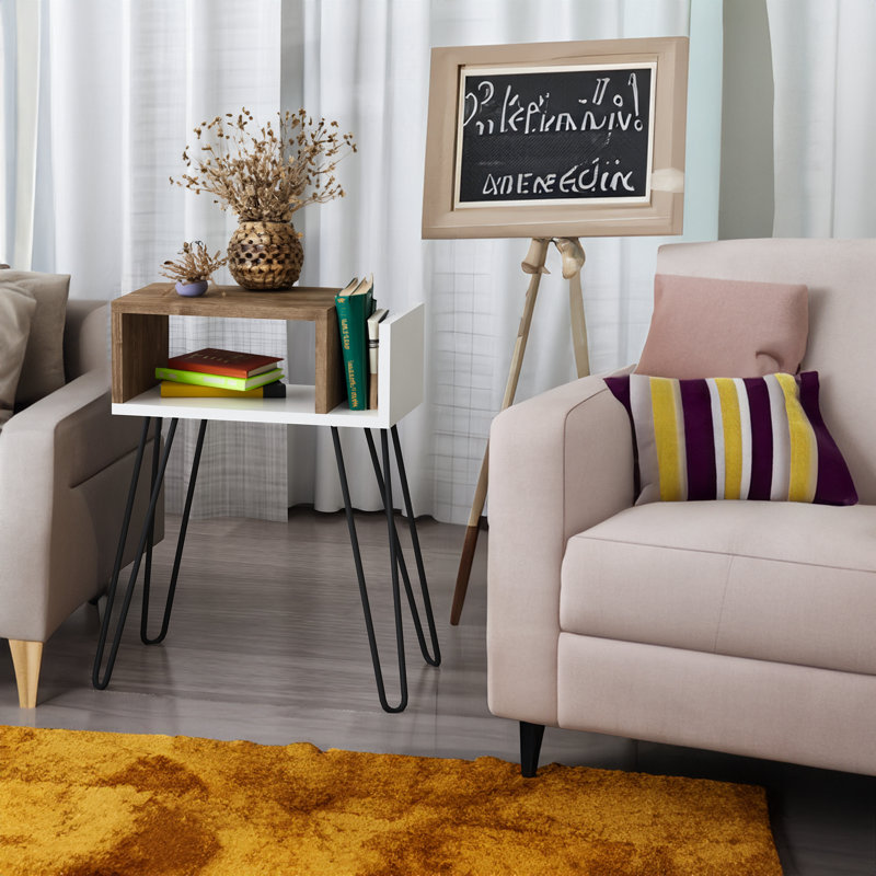 Table de bout avec rangement Agathla