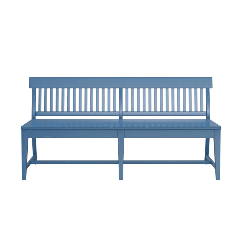 Banc de salle à manger Haidel, Bleu