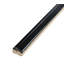 Twist 11.8" x 0.5" Glossy Ceramic Quarter Round Tile Trim in Black