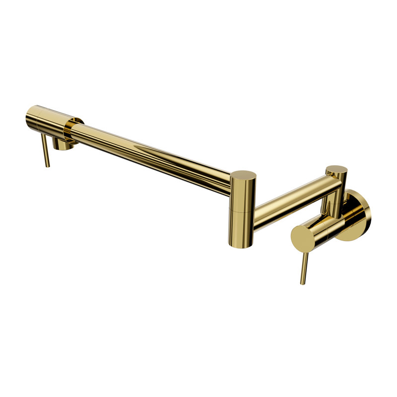 Gemini Pot Filler with Accessories, Polished Gold