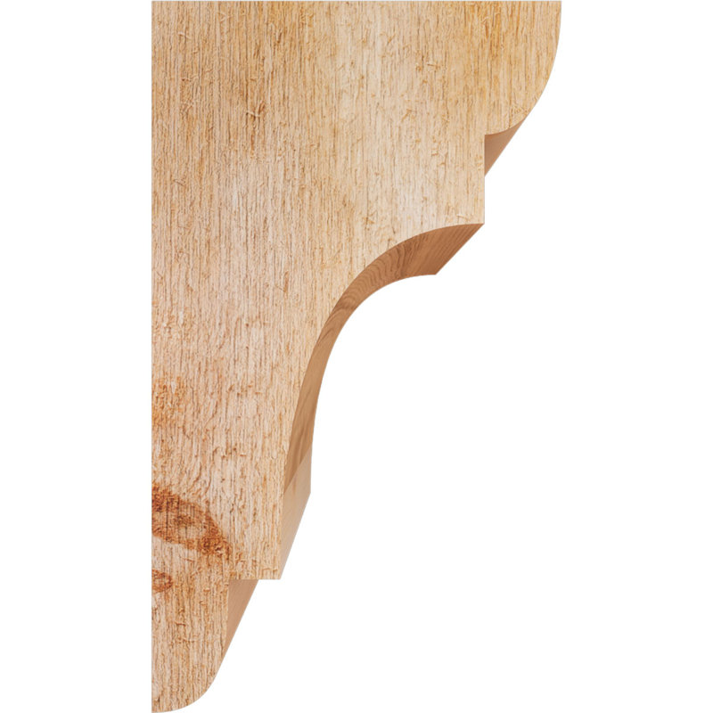 New Brighton Corbel, H 10 po x l 6 po x P 6 po, Cèdre rouge, Sciage brut