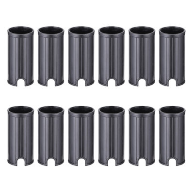 Douille intégrée pour éclairage encastré de terrasse à DEL, coque de protection en ABS, convient aux ouvertures de 1-1 / 8 po, noir