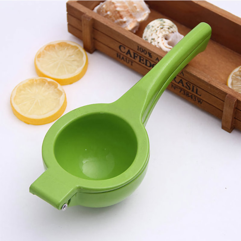 Metal Manual Citrus Lemon Squeezer Juicer, Green