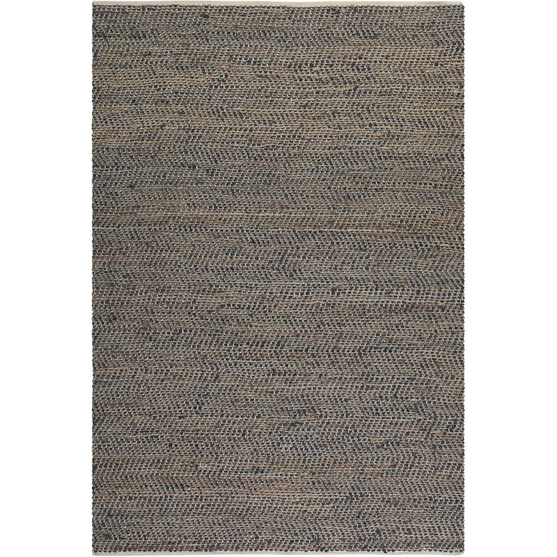 «Tapis 9 pi x 12 pi Uttermost Tobais - Cuir de première qualité et mélange de chanvre pour une élégance intemporelle»