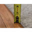 Tapis de couloir tissé à la main 2 pi 7 po x 18 pi 2 po en laine naturelle taupe 2DE7FAED3BD4E89927AD6E0AD548094