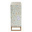 Armoire d'appoint en nacre 2 portes Byrd