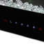 Adrianne Recessed/Wall Mounted Electric Fireplace Adjustable Flame with Remote-2007915705