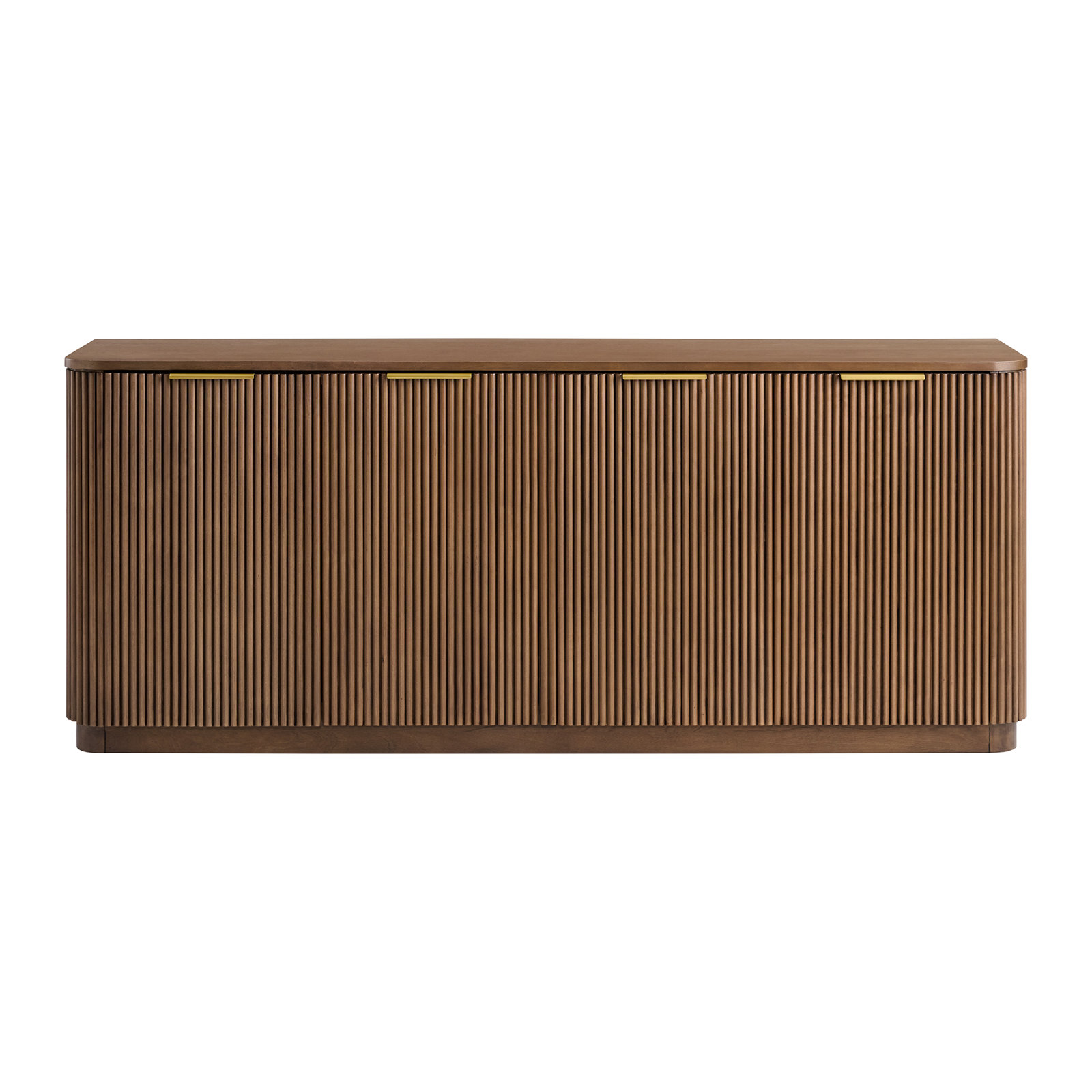 Nova Sideboard Cabinet, Brown Reeded Birch