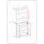 Armoire de salle de bain autoportante 100% bois massif 32 po avec portes en verre transparent, 2 tiroirs et tablettes réglables - Rangement de salle de bain moderne-1755971334