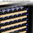 24-Inch Tall Dual Zone Wine Refrigerator -- 154-Bottle Cooler for Built-In or Freestanding Use with Reversible Door Design, Professional Compressor, Low Noise, Fast Cooling, and Intelligent Temperature Memory in Black Finish-116989297