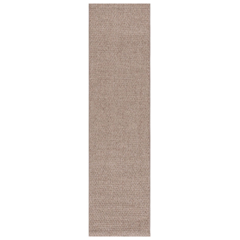 Tapis d'intérieur / extérieur de couleur unie Sisal, Tapis de couloir 2 pi 2 po x 11 pi
