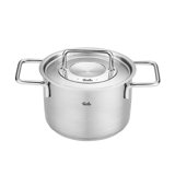 Fissler Pure Collection Stainless Steel Stock Pot with Metal Lid