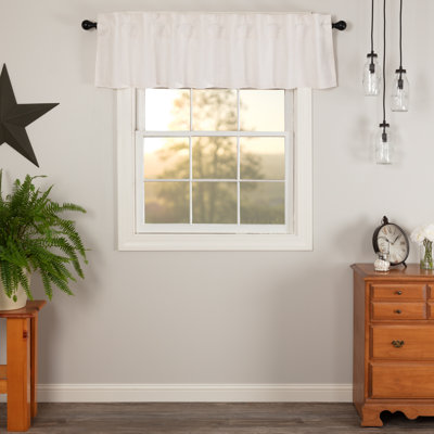 Rucker Cotton Blend Tailored Window Valance