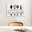 «Happiness Is Hommade Kitchen Tools», reproduction sur toile-124926174