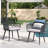 Rattan Patio Dining Chair with Cushions -1750525596