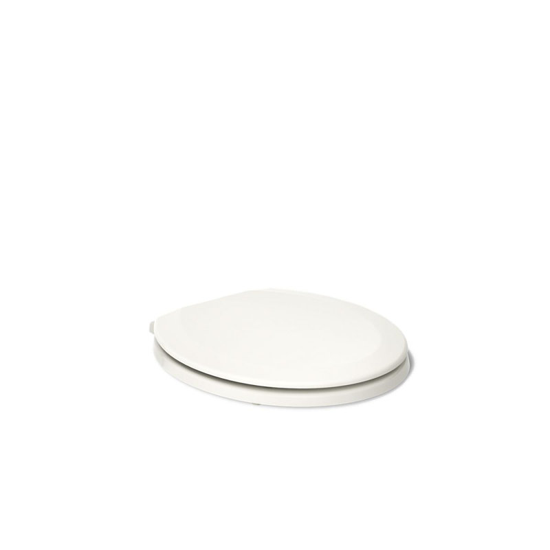 Siège de toilette allongé Triko Quiet-Close, Biscuit, Rond