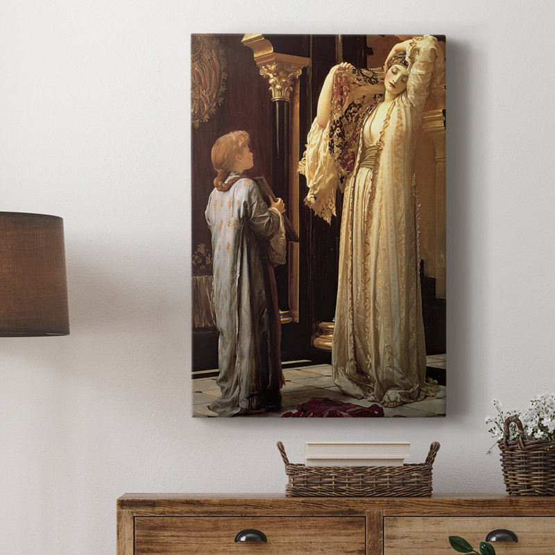 Lumière du Harem - Toile tendue sur toile par Sir Frederic Leighton, 12 x 18