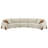  Upholstered Modern Modular Curved Corner Sectional Sofa With Solid Wood Legs-633644175-633644208