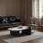 Italian Luxury Crystal Stone Coffee Table