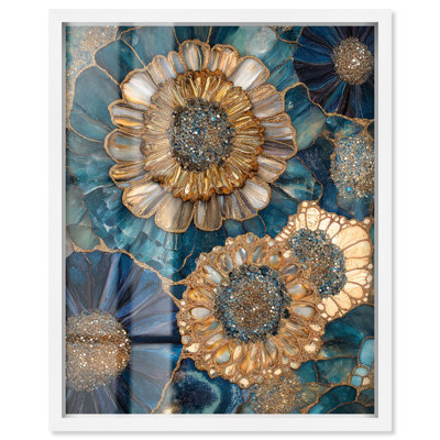 Décoration murale Geode Opulent I "Shadowbox Print" par Art Remedy