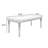 Nut-brown+Black Rectangular Solid Wood Dining Table-812627074