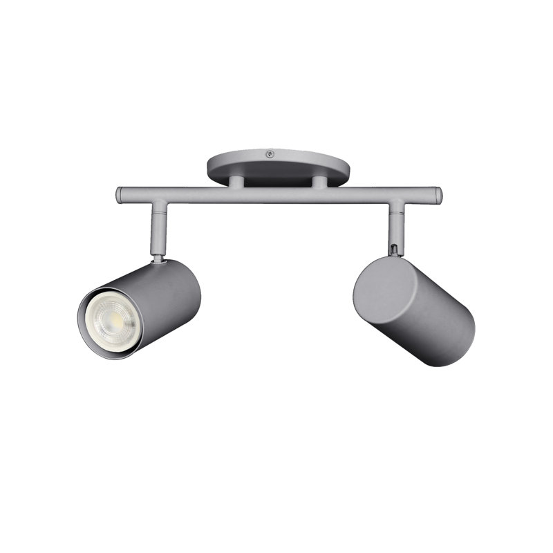 Taylor Track Light - 2 Light, Satin Chrome