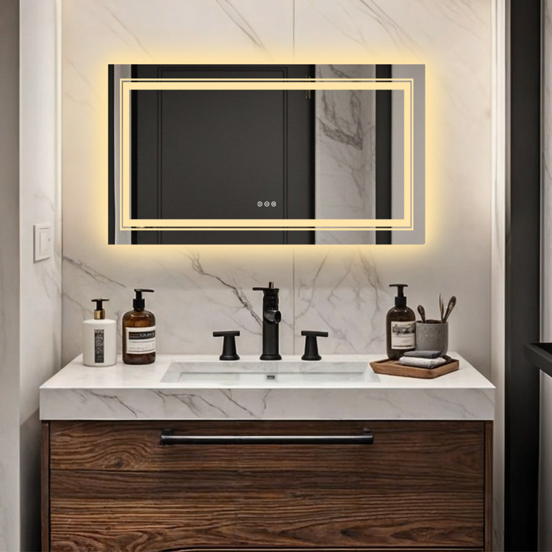 Flat Wall Mirror, 23.6" x 39.5"