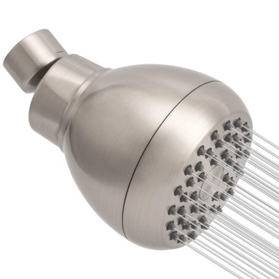High Pressure 3-Inch Shower Head with 360 Rotation & Self-Cleaning Silicone Nozzles