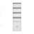 Jensen Farmhouse 6-Shelf Display Bookcase, Bookshelf with Doors-1685763636