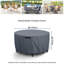 Housse pour table d'extérieur imperméable