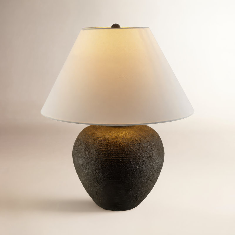Hive Resin Table Lamp, Black