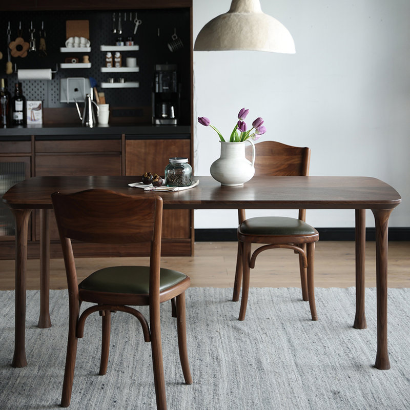 Table de salle à manger rectangulaire Vintage, H 29,52 po x L 55,11 po x l 27,55 po 