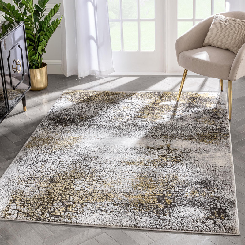 Fairmont Geometric Synthetic Area Rug, Rectangle 120 x 160 cm
