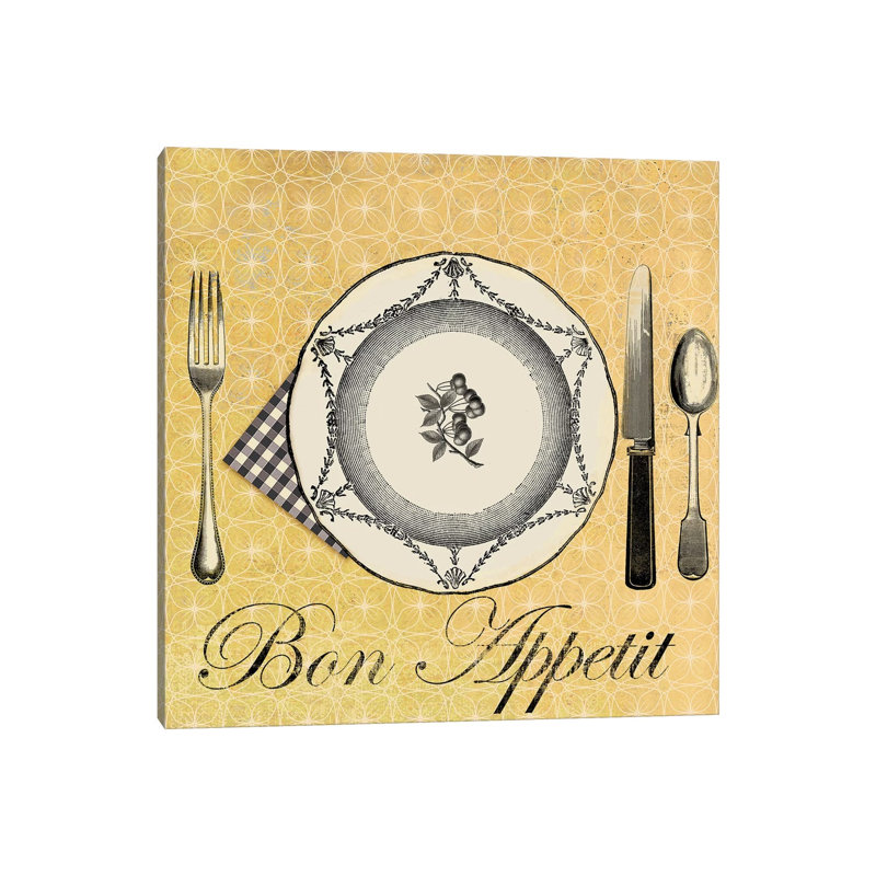 Bon Appetit by Aimee Wilson - Wrapped Canvas Print, 45.72 cm H x 45.72 cm W x 3.175 cm D