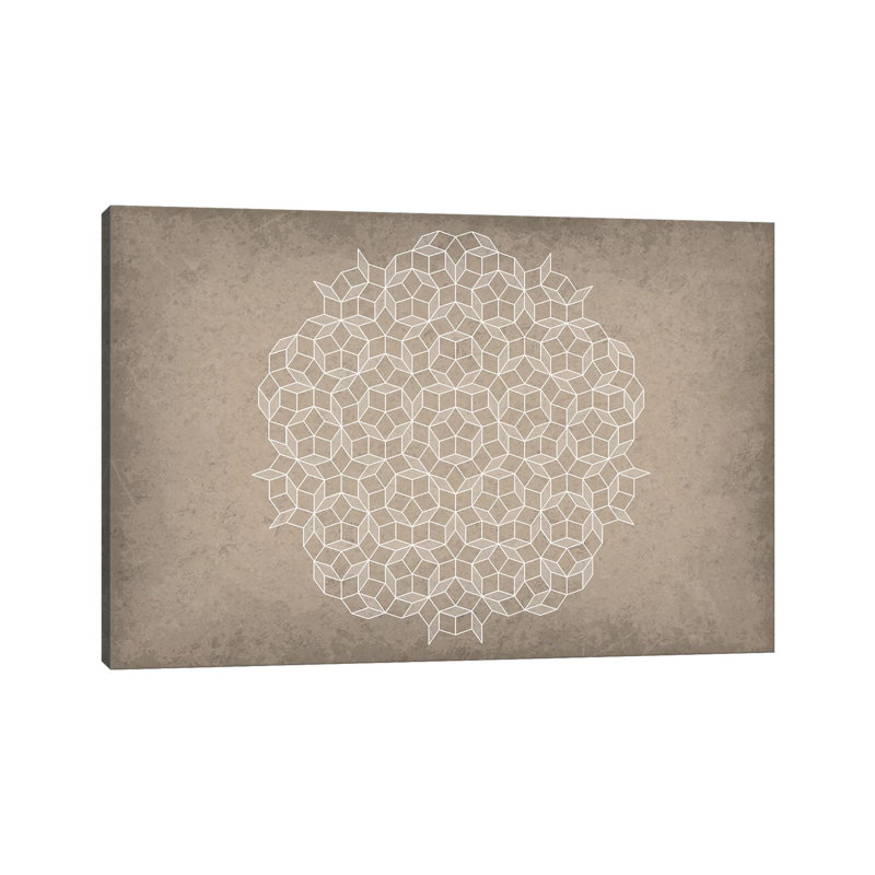 «Penrose Tiling» par GetYourNerdOn - impression sur toile tendue, H 12 po x l 18 po x 1,5 po