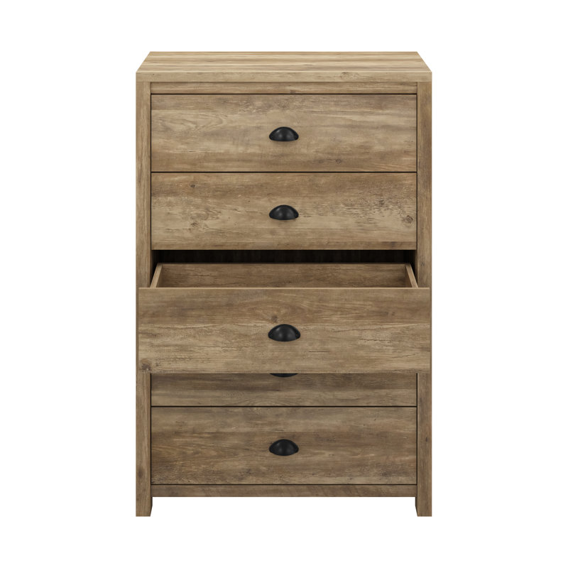 Commode 5 tiroirs Isenbert Crissman, Brun
