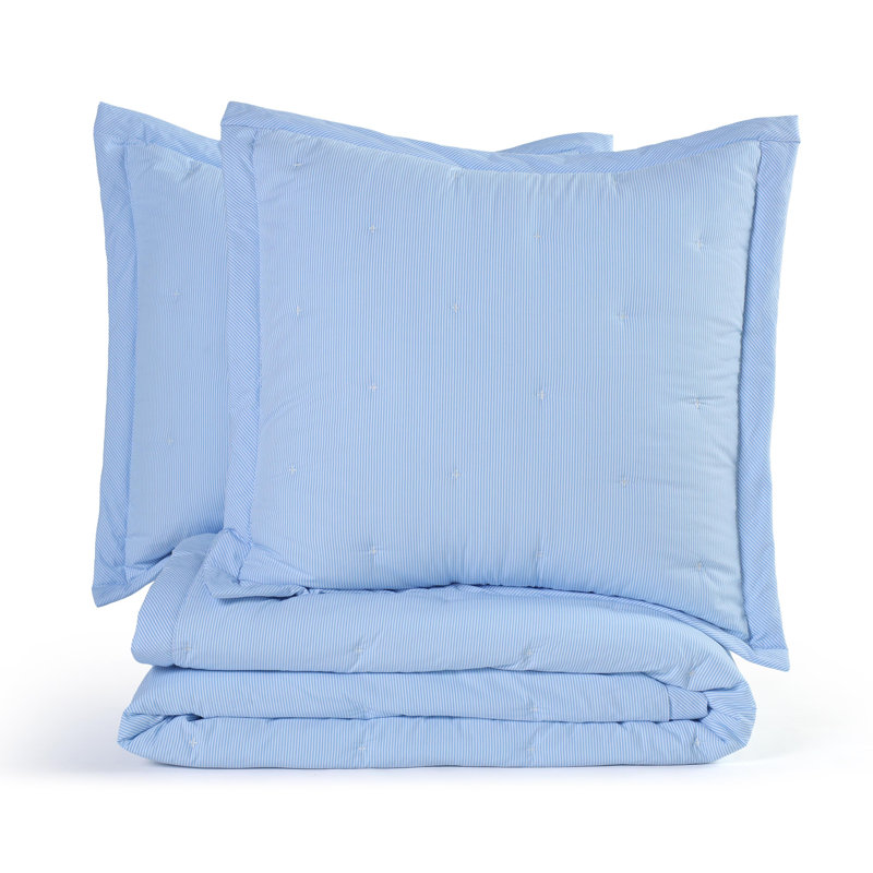 Southern Tide Darien Full/Queen Blue/White Quilt, Queen Quilt