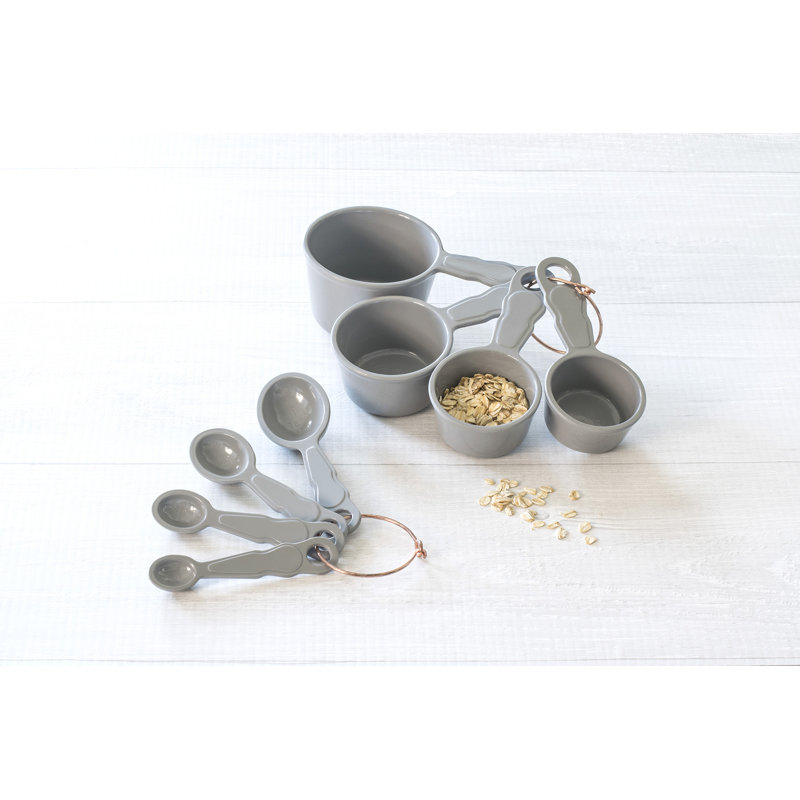 Ensemble de gobelets mesurant 4 pièces menthe Bade, Gris
