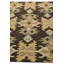 Tapis noir Otto