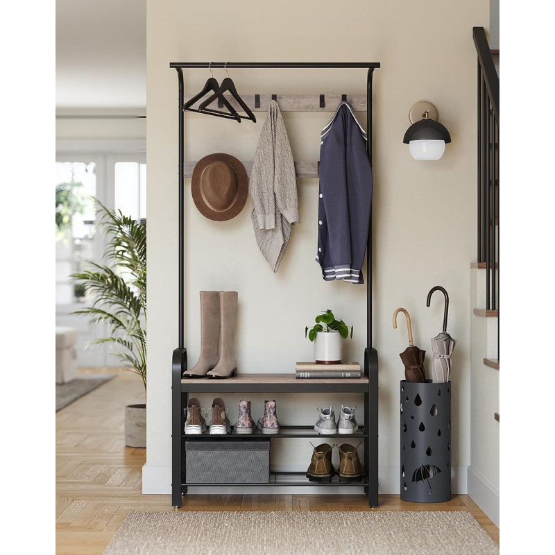 Swagger Hall Tree 84cm Wide with Shoe Storage