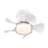 21''  Low Noise Abs Blade Remote Ceiling Fan With Led Light For Kitchen Bedroom Dining Room Toilet Patio-2104842815